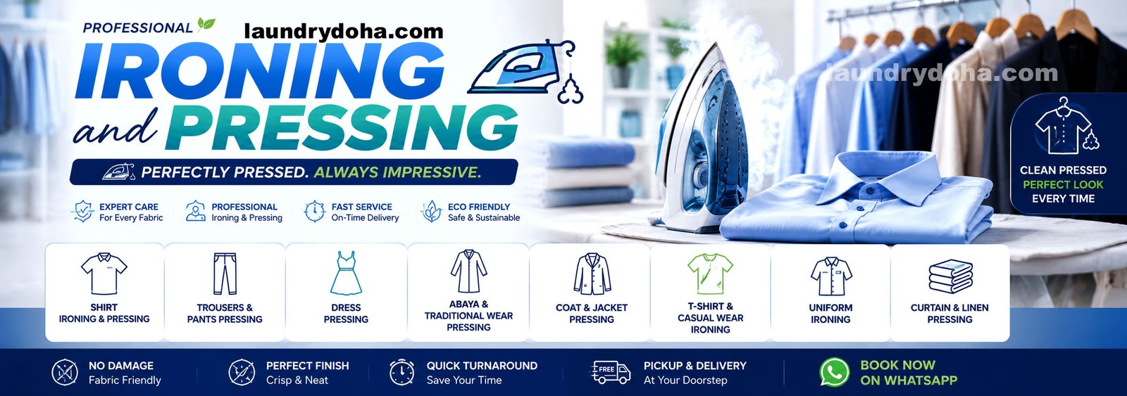 ironing and pressing doha qatar